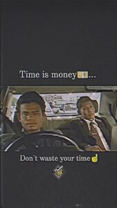 time is gold don't waste your time